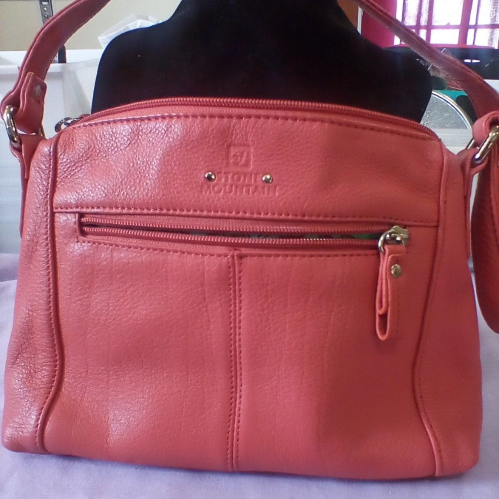 Stone Mountain Melon colored purse